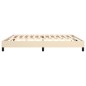 vidaXL Boxspringbett Creme 200x200 cm Stoff vidaXL Boxspringbett Creme 200x200 cm Stoff