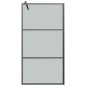 vidaXL Duschwand für Walk-In Dusche 100x195 cm Dunkel ESG Glas Schwarz vidaXL Duschwand für Walk-In Dusche 100x195 cm Dunkel ESG Glas Schwarz