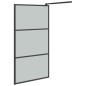 vidaXL Duschwand für Walk-In Dusche 100x195 cm Dunkel ESG Glas Schwarz vidaXL Duschwand für Walk-In Dusche 100x195 cm Dunkel ESG Glas Schwarz