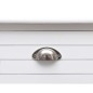 vidaXL Schreibtisch Weiß 108x45x76 cm Massivholz Paulownia vidaXL Schreibtisch Weiß 108x45x76 cm Massivholz Paulownia