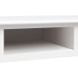 vidaXL Schreibtisch Weiß 108x45x76 cm Massivholz Paulownia vidaXL Schreibtisch Weiß 108x45x76 cm Massivholz Paulownia
