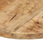 vidaXL Tischplatte Massivholz Mango Rund 25-27 mm 40 cm vidaXL Tischplatte Massivholz Mango Rund 25-27 mm 40 cm
