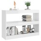 vidaXL Bücherregal/Raumteiler Hochglanz-Weiß 100x30x72 cm vidaXL Bücherregal/Raumteiler Hochglanz-Weiß 100x30x72 cm