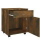 vidaXL Rollschrank Räuchereiche 45x38x54 cm Holzwerkstoff vidaXL Rollschrank Räuchereiche 45x38x54 cm Holzwerkstoff