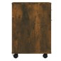 vidaXL Rollschrank Räuchereiche 45x38x54 cm Holzwerkstoff vidaXL Rollschrank Räuchereiche 45x38x54 cm Holzwerkstoff