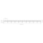Gartenzaun mit Speerspitzen Stahl (1,25 - 1,5) x 17 m Schwarz Gartenzaun mit Speerspitzen Stahl (1,25 - 1,5) x 17 m Schwarz