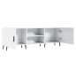 vidaXL TV-Schrank Hochglanz-Weiß 150x30x50 cm Holzwerkstoff vidaXL TV-Schrank Hochglanz-Weiß 150x30x50 cm Holzwerkstoff