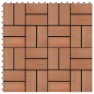 22 Stk. Terrassenfliesen 30 x 30 cm 2 qm WPC Teakholzfarbe 22 Stk. Terrassenfliesen 30 x 30 cm 2 qm WPC Teakholzfarbe