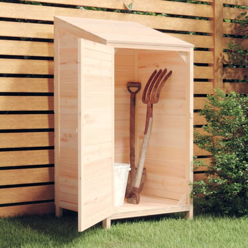 vidaXL Geräteschuppen 55x52x112 cm Massivholz Tanne vidaXL Geräteschuppen 55x52x112 cm Massivholz Tanne