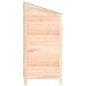 vidaXL Geräteschuppen 55x52x112 cm Massivholz Tanne vidaXL Geräteschuppen 55x52x112 cm Massivholz Tanne