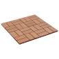 22 Stk. Terrassenfliesen 30 x 30 cm 2 qm WPC Teakholzfarbe 22 Stk. Terrassenfliesen 30 x 30 cm 2 qm WPC Teakholzfarbe