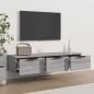 vidaXL Wandschrank Grau Sonoma 102x30x20 cm Holzwerkstoff vidaXL Wandschrank Grau Sonoma 102x30x20 cm Holzwerkstoff