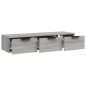 vidaXL Wandschrank Grau Sonoma 102x30x20 cm Holzwerkstoff vidaXL Wandschrank Grau Sonoma 102x30x20 cm Holzwerkstoff