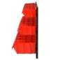 vidaXL 26-tlg Stapelboxen-Wandregal Rot & Schwarz 77x39cm Polypropylen vidaXL 26-tlg Stapelboxen-Wandregal Rot & Schwarz 77x39cm Polypropylen
