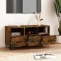 vidaXL TV-Schrank Räuchereiche 102x35x50 cm Holzwerkstoff vidaXL TV-Schrank Räuchereiche 102x35x50 cm Holzwerkstoff