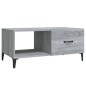 vidaXL Couchtisch Grau Sonoma 90x50x40 cm Holzwerkstoff vidaXL Couchtisch Grau Sonoma 90x50x40 cm Holzwerkstoff