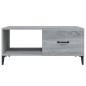 vidaXL Couchtisch Grau Sonoma 90x50x40 cm Holzwerkstoff vidaXL Couchtisch Grau Sonoma 90x50x40 cm Holzwerkstoff