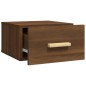 vidaXL Wand-Nachttische 2 Stk. Braun Eichen-Optik 35x35x20 cm vidaXL Wand-Nachttische 2 Stk. Braun Eichen-Optik 35x35x20 cm