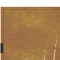 vidaXL Gartentor 105x155 cm Cortenstahl Gras-Design vidaXL Gartentor 105x155 cm Cortenstahl Gras-Design
