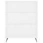 Highboard Weiß 69,5x34x180 cm Holzwerkstoff Highboard Weiß 69,5x34x180 cm Holzwerkstoff