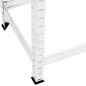 vidaXL Reifenregale mit 2 Böden 3 Stk. Silbern 110x40x110 cm Stahl vidaXL Reifenregale mit 2 Böden 3 Stk. Silbern 110x40x110 cm Stahl