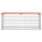 vidaXL Gartenbank aus Gabionen 103x44x42 cm Massivholz Douglasie vidaXL Gartenbank aus Gabionen 103x44x42 cm Massivholz Douglasie