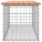 vidaXL Gartenbank aus Gabionen 103x44x42 cm Massivholz Douglasie vidaXL Gartenbank aus Gabionen 103x44x42 cm Massivholz Douglasie