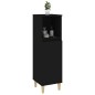 vidaXL Badschrank Schwarz 30x30x100 cm Holzwerkstoff vidaXL Badschrank Schwarz 30x30x100 cm Holzwerkstoff