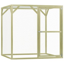 Hühnerkäfig 1,5x1,5x1,5 m Imprägniertes Kiefernholz