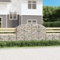 vidaXL Gabione mit Hochbogen 200x50x120/140 cm Verzinktes Eisen vidaXL Gabione mit Hochbogen 200x50x120/140 cm Verzinktes Eisen