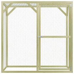 Hühnerkäfig 1,5x1,5x1,5 m Imprägniertes Kiefernholz