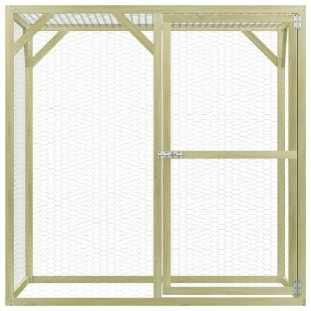 Hühnerkäfig 1,5x1,5x1,5 m Imprägniertes Kiefernholz
