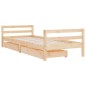 vidaXL Kinderbett mit Schubladen 90x190 cm Massivholz Kiefer vidaXL Kinderbett mit Schubladen 90x190 cm Massivholz Kiefer