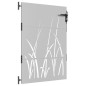 vidaXL Gartentor 85x125 cm Cortenstahl Gras-Design vidaXL Gartentor 85x125 cm Cortenstahl Gras-Design