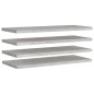 vidaXL Schweberegale 4 Stk. Betongrau 90x23,5x3,8 cm MDF
