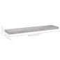 vidaXL Schweberegale 4 Stk. Betongrau 90x23,5x3,8 cm MDF