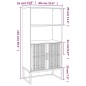 vidaXL Highboard 60x35x125 cm Holzwerkstoff vidaXL Highboard 60x35x125 cm Holzwerkstoff