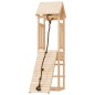 vidaXL Spielturm mit Kletterwand Massivholz Kiefer vidaXL Spielturm mit Kletterwand Massivholz Kiefer