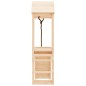 vidaXL Spielturm mit Kletterwand Massivholz Kiefer vidaXL Spielturm mit Kletterwand Massivholz Kiefer