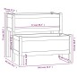 vidaXL Pflanzkübel Weiß 84,5x84x75 cm Massivholz Kiefer vidaXL Pflanzkübel Weiß 84,5x84x75 cm Massivholz Kiefer