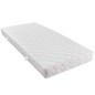 Bett mit Matratze Rosa Samt 160×200 cm Bett mit Matratze Rosa Samt 160×200 cm