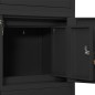 vidaXL Büroschrank Anthrazit 90x40x180 cm Stahl vidaXL Büroschrank Anthrazit 90x40x180 cm Stahl