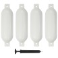 vidaXL Bootsfender 4 Stk. Weiß 51 x 14 cm PVC vidaXL Bootsfender 4 Stk. Weiß 51 x 14 cm PVC