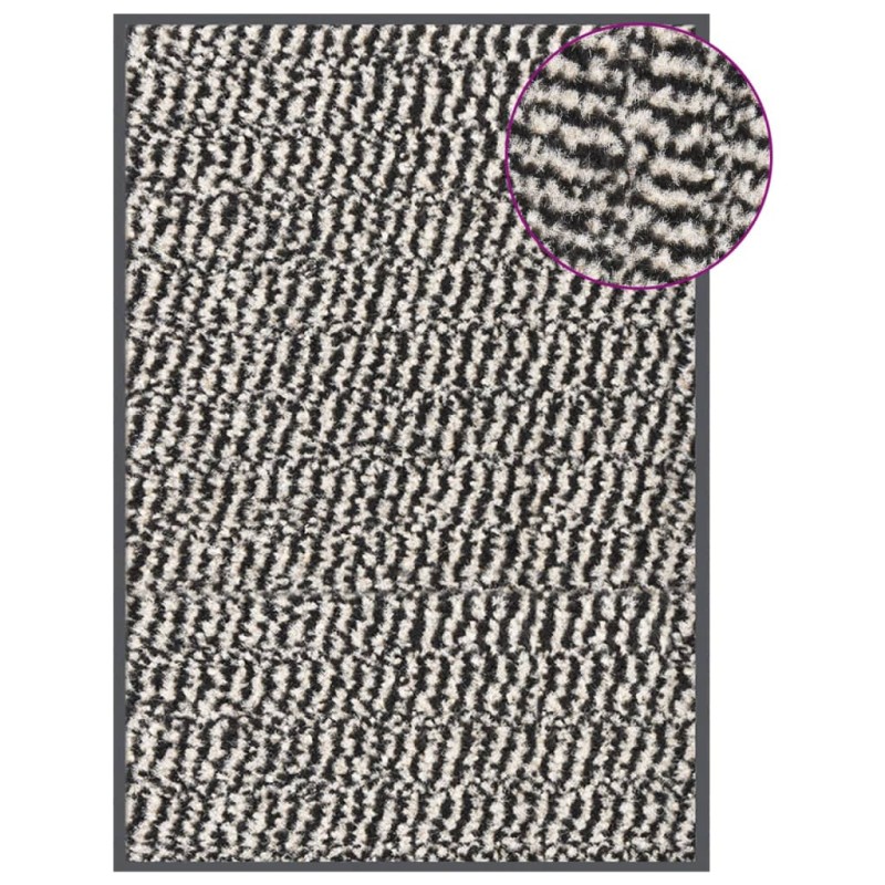 vidaXL Fußmatte getuftet 40x60 cm Hellbraun vidaXL Fußmatte getuftet 40x60 cm Hellbraun