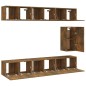 vidaXL 7-tlg. TV-Schrank-Set Räuchereiche Holzwerkstoff vidaXL 7-tlg. TV-Schrank-Set Räuchereiche Holzwerkstoff