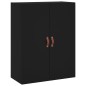 vidaXL Highboard Schwarz 69,5x34x180 cm Holzwerkstoff vidaXL Highboard Schwarz 69,5x34x180 cm Holzwerkstoff