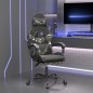 vidaXL Gaming-Stuhl mit Fußstütze Schwarz und Tarnfarben Kunstleder vidaXL Gaming-Stuhl mit Fußstütze Schwarz und Tarnfarben Kunstleder