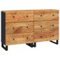vidaXL Sideboards 2 Stk. 60x33x75 cm Massivholz Akazie vidaXL Sideboards 2 Stk. 60x33x75 cm Massivholz Akazie