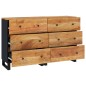vidaXL Sideboards 2 Stk. 60x33x75 cm Massivholz Akazie vidaXL Sideboards 2 Stk. 60x33x75 cm Massivholz Akazie
