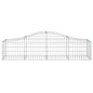 vidaXL Gabionen mit Hochbogen 18 Stk. 200x50x40/60 cm Verzinktes Eisen vidaXL Gabionen mit Hochbogen 18 Stk. 200x50x40/60 cm Verzinktes Eisen